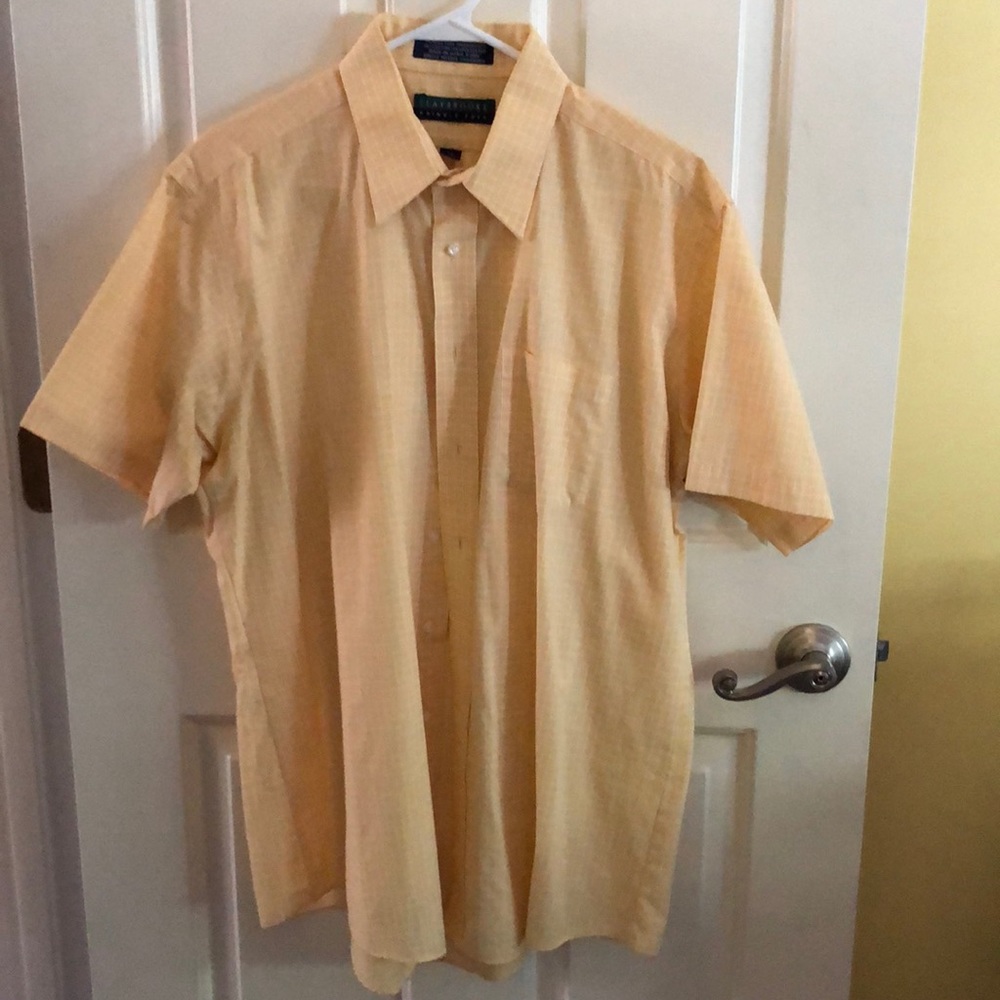 Clay Brooke cotton/poly men’s shirt size 17 neck.